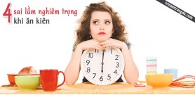4 sai lầm nghiêm trọng khi ăn kiêng