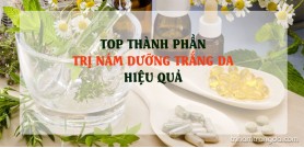 Những thành phần trị nám dưỡng trắng tốt cho làn da