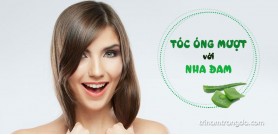 Mặt nạ ủ tóc bóng mượt từ nha đam