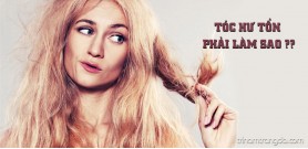 Mẹo phục hồi tóc hư tổn tại nhà