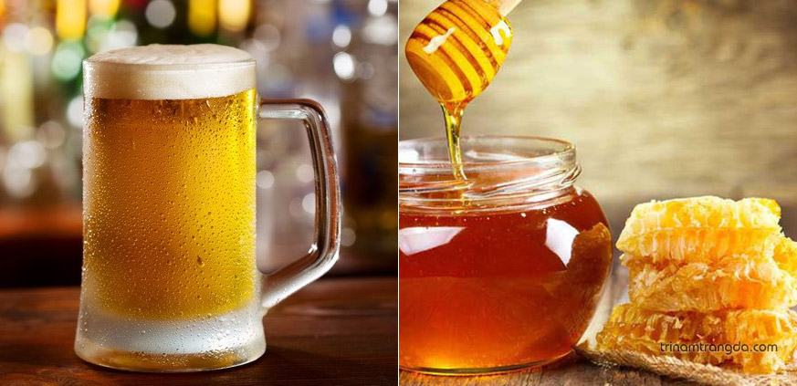 2. Chăm sóc tóc bằng bia kết hợp với mật ong
