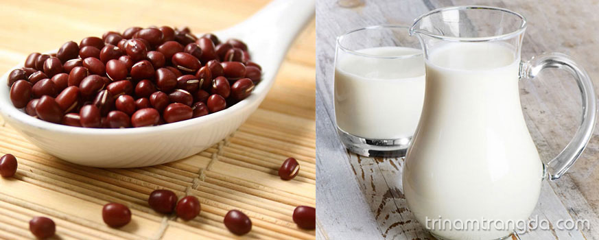Cách làm trắng da mặt với đậu đỏ 1