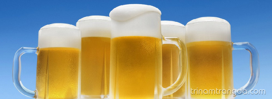 Cách phục hồi tóc hư tổn nặng với bia