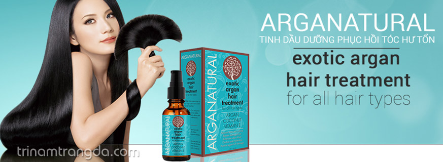Tinh dầu dưỡng phục hồi tóc hư tổn Arganatural