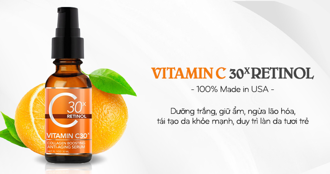 Tinh chất trắng da chống lão hóa Medpeel Vitamin C30x Retinol
