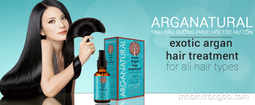 Tinh dầu dưỡng phục hồi tóc hư tổn Arganatural