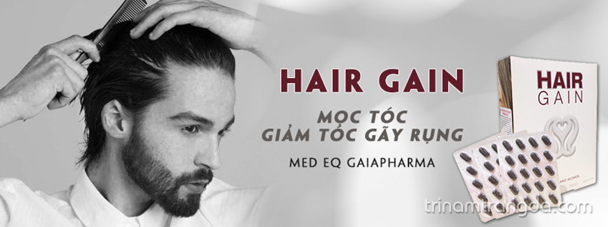 Viên uống mọc tóc trị gãy rụng Hair Gain Med-Eq Gaiapharma